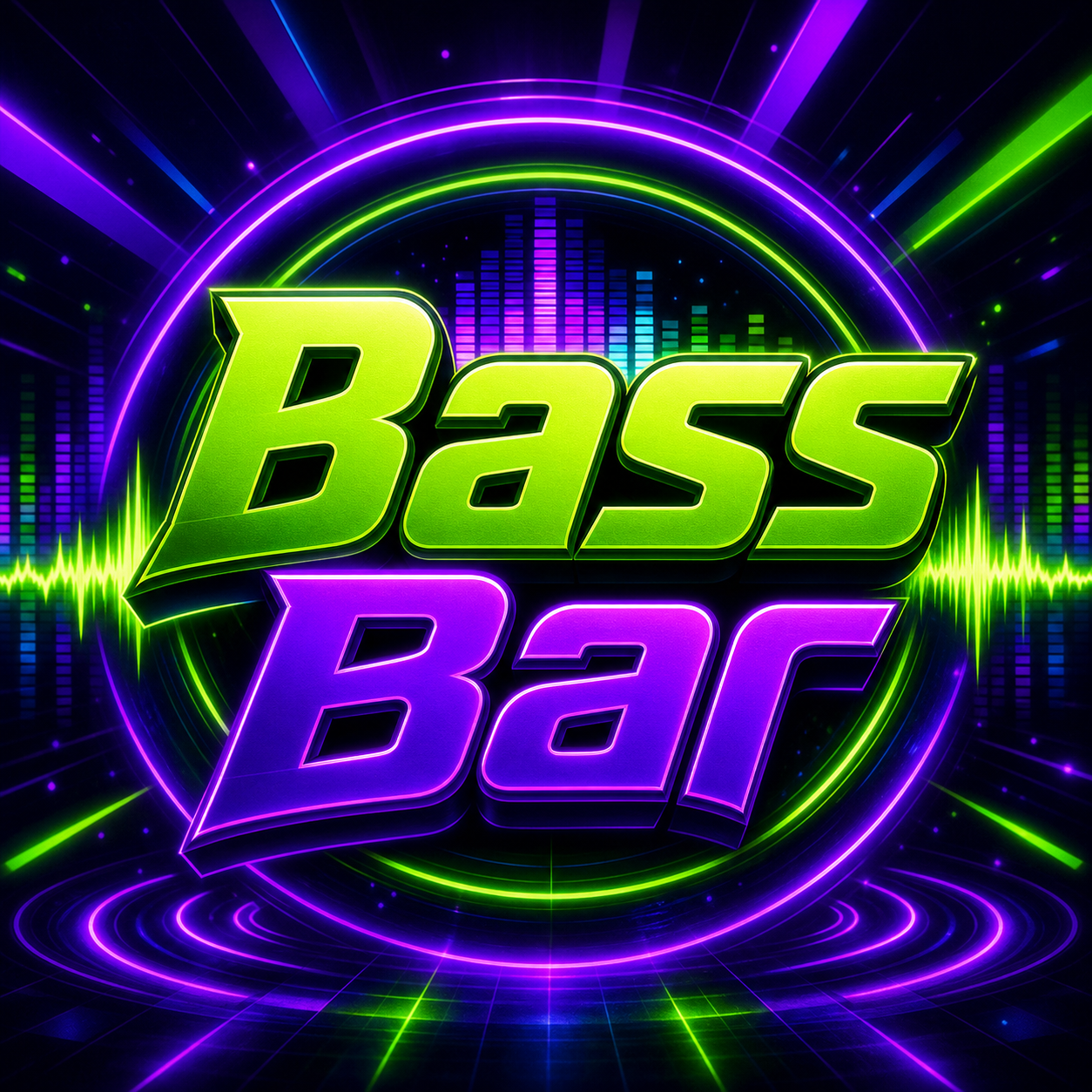Bass Bar radio station artwork