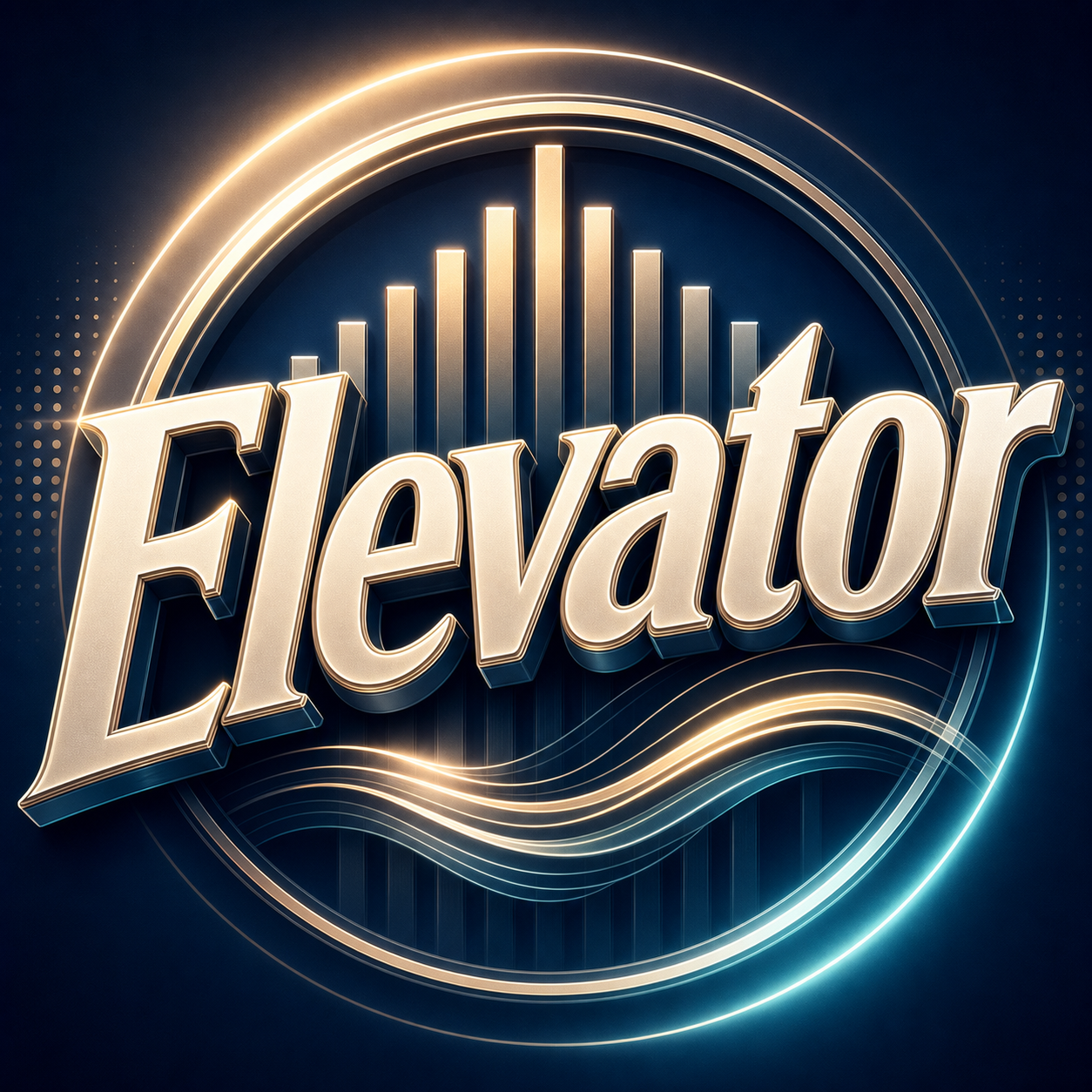 Elevator radio station artwork