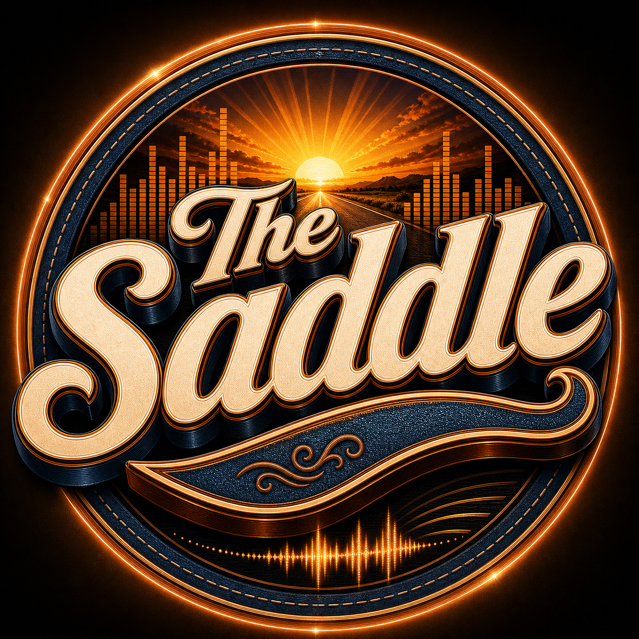 The Saddle radio station artwork